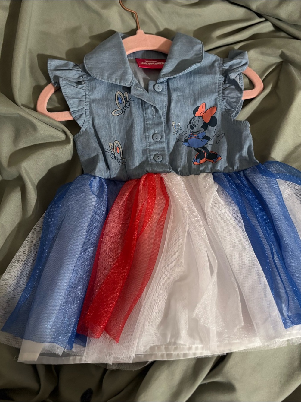 Light Blue Girls' Button-Front Jacket